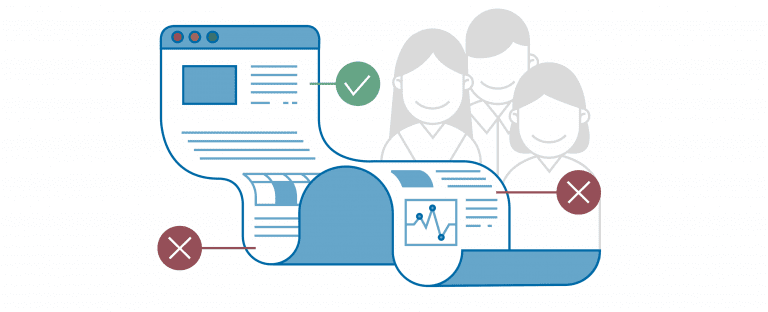 Begleitende Grafik zum Blogbeitrag "Design Thinking: Was ist das eigentlich genau?"