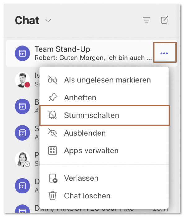 Fokuszeiten in Teams einstellen Schritt für Schritt HIRSCHTEC