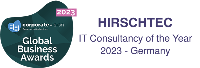 HIRSCHTEC IT Consultancy of the Year 2023 - Germany