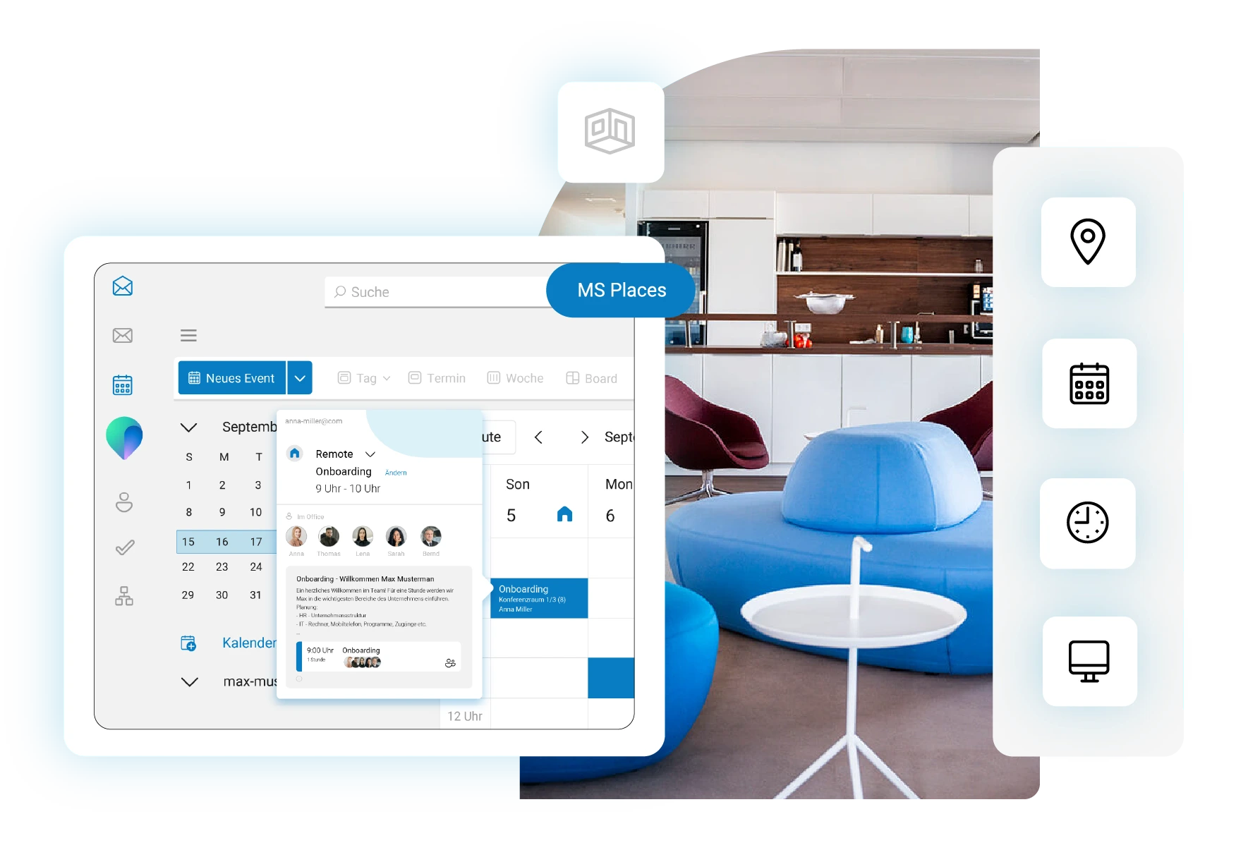 Grafik zum Handlungsfeld Hybride Arbeitsumgebungen