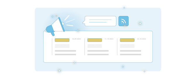 Beitragsgrafik zum Beitrag HIRSCHTEC RSS-Feed-Widget