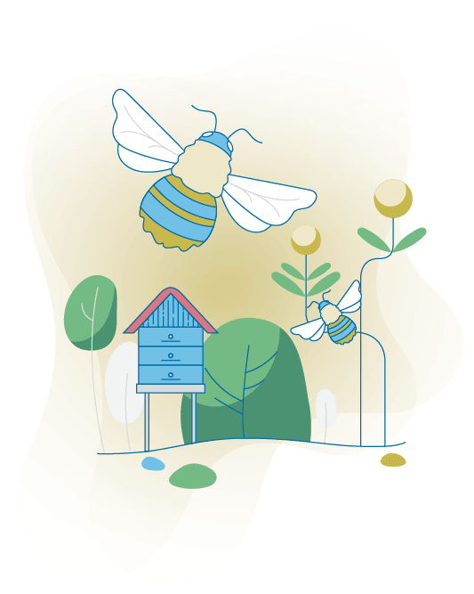 Nachhaltigkeitsprojekt Bienen - HIRSCHTEC