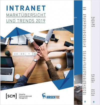 Deckblatt der Intranet-Studie 2019 | HIRSCHTEC
